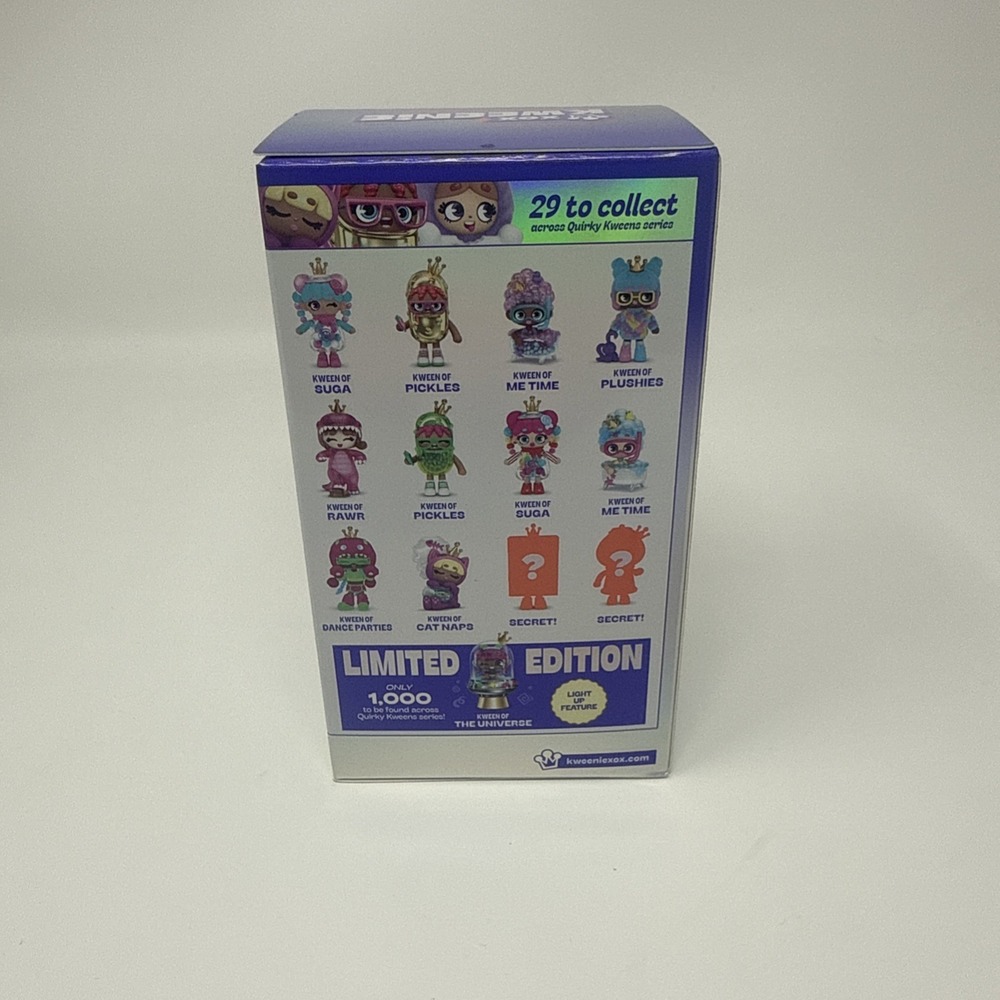 XOX Kweenie Quirky Kweens Mystery Figurine & Display Case NEW Collectible Stack - Picture 2 of 5